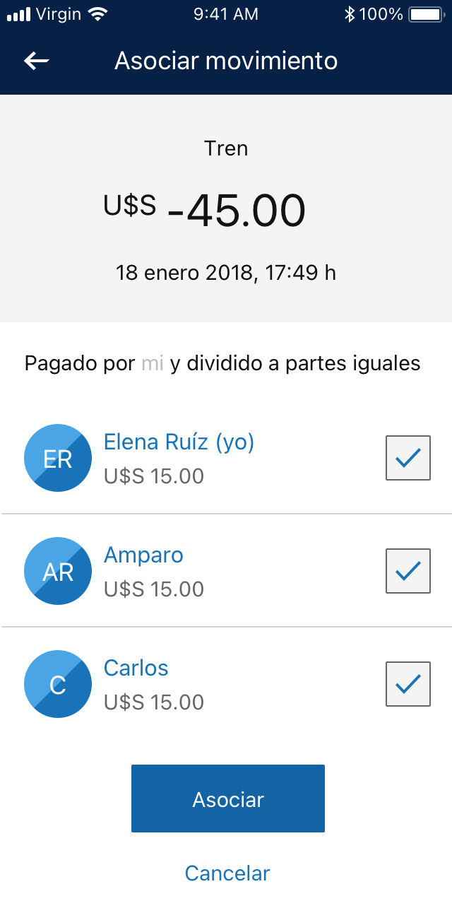 Expenses Group — add expense