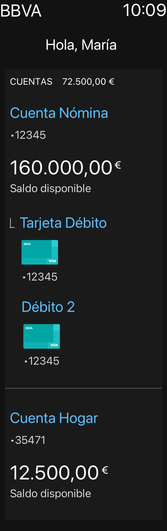 Apple Watch — dashboard